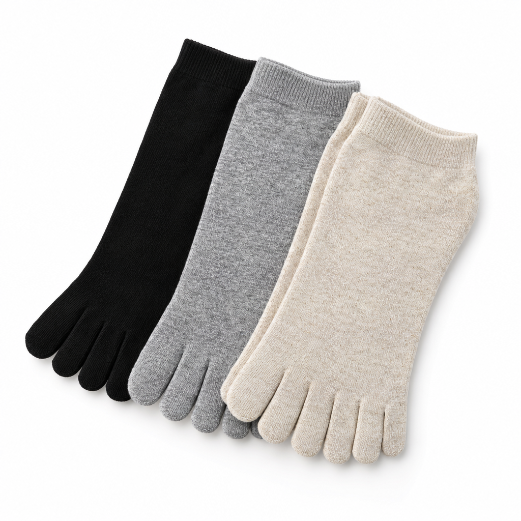 Oakmere Toe Socks, 3 pairs
